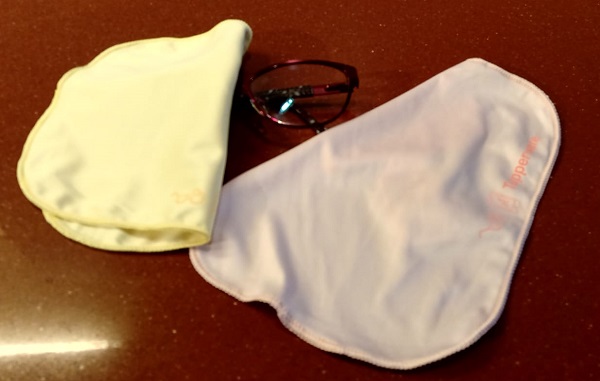 Set van 2 brillendoeken